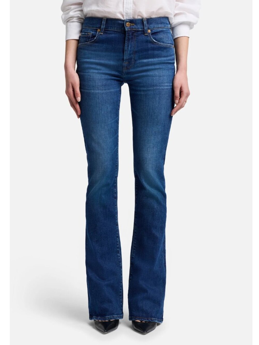 7 For All Mankind Bootcut Slim Illusion Highline Jeans. Size 27.